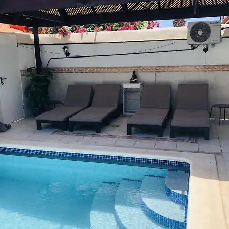 Atmospheric Bungalow On Golf De Sur With Swimming Pool Ferienhaus *